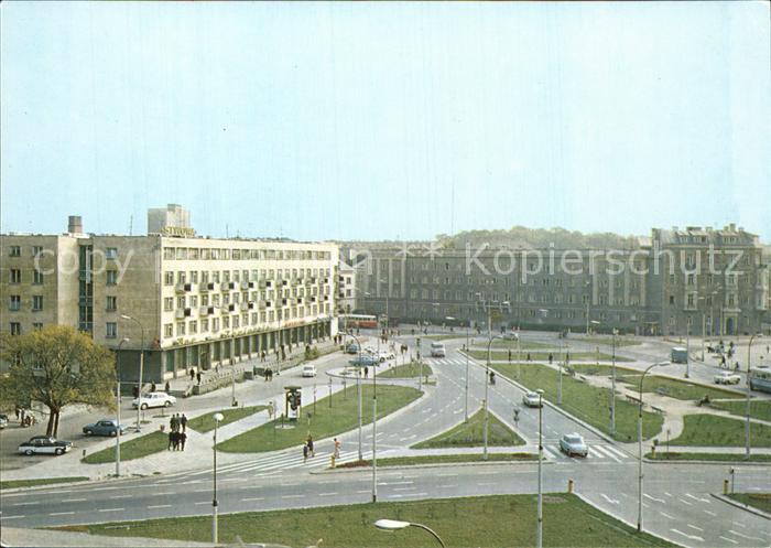 Bialystok rondo u zbiegu ulic Lipowej i 1 Maja