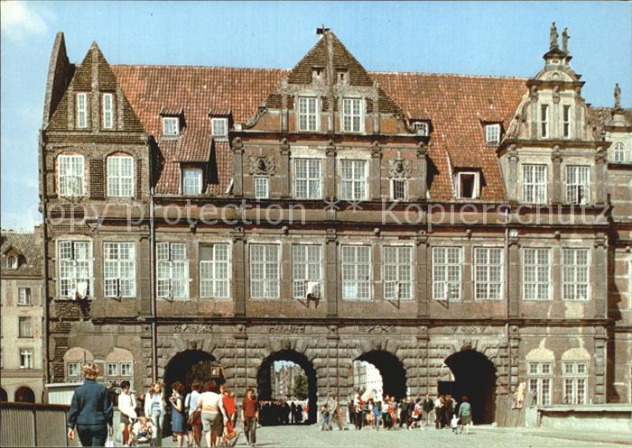 Gdansk Brama Zielona wzniesiona w latach