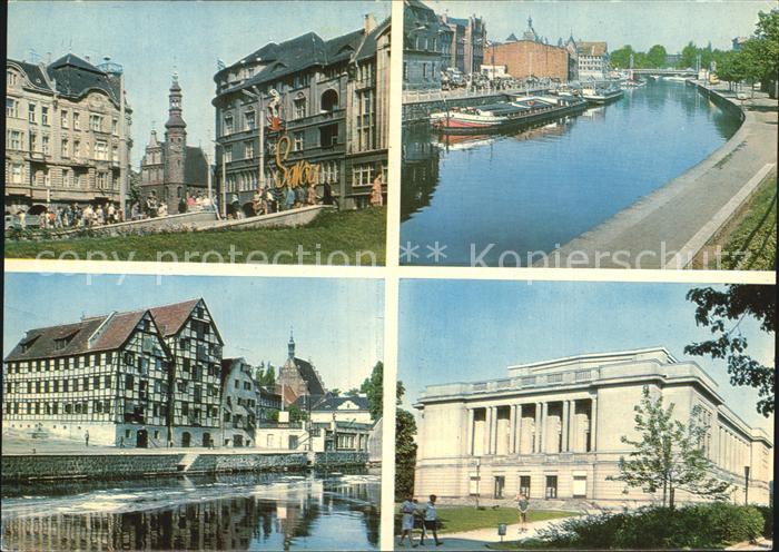 Bydgoszcz Pommern Plac Zjednoczenia Zabytkowe spichrze Nabrzeze Brdy Filharmonia