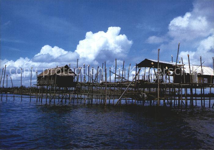 Singapore Kelongs Characteristic of Singapore water traditional fishing construc