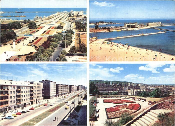 Gdynia Pommern Skwer Kosciuszki Ulica Wladyslawa IV Basen Zeglarski Widok ogolny