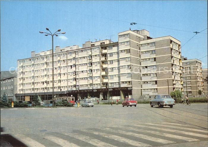 Gliwice Gleiwitz Bloki mieszkalne przy ulicy Stawowej