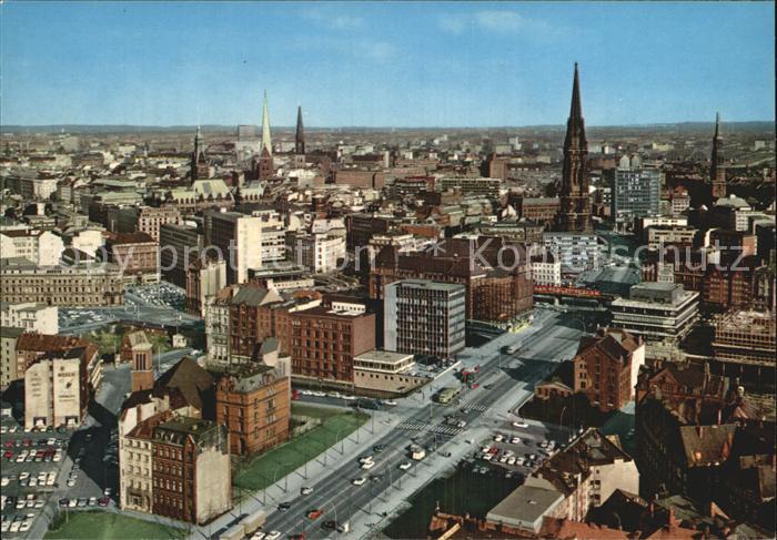 HAMBURG  CITY Blick von St. Michaeliskirche