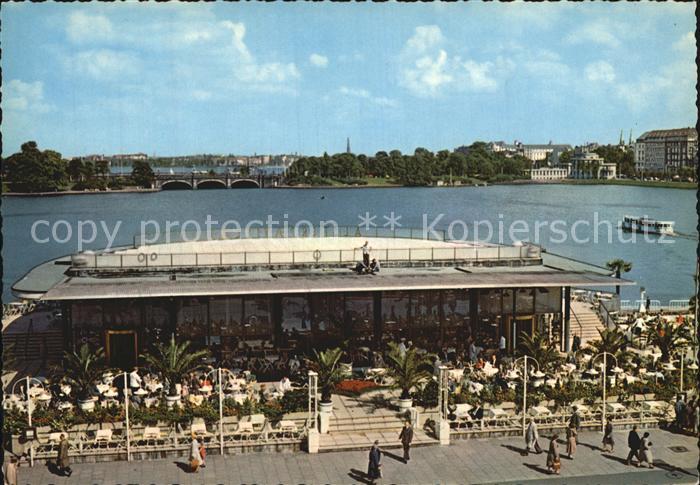 HAMBURG  CITY Alsterpavillon und Binnenalster