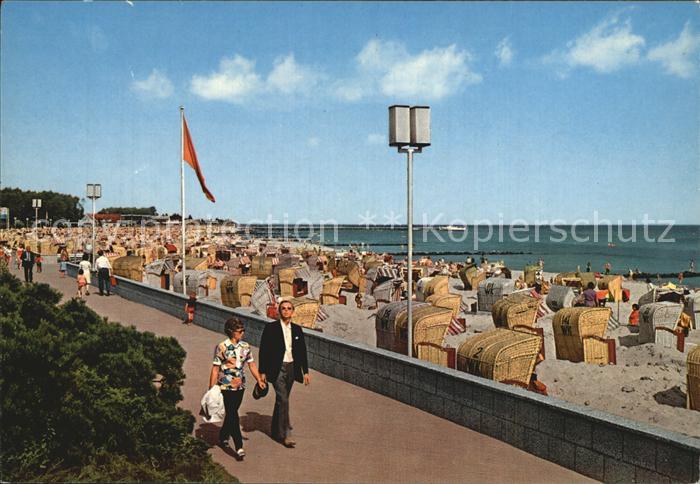 Groemitz Ostseebad Strand und Promenade