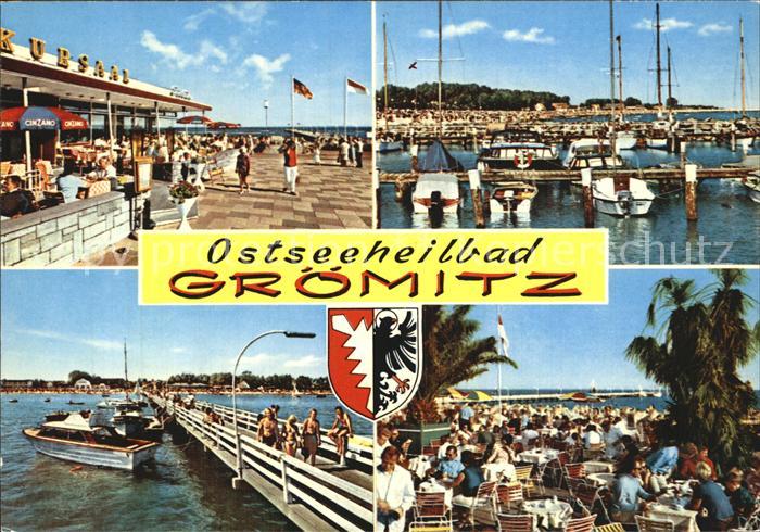 Groemitz Ostseebad Yachthafen Promenade Seebruecke