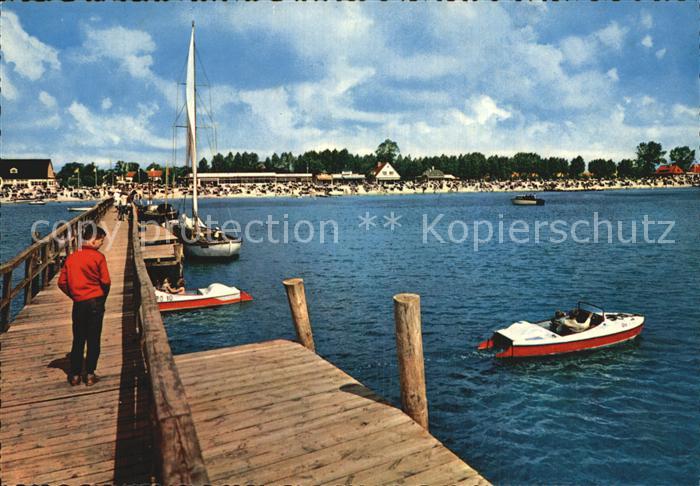 Groemitz Ostseebad Seebruecke Strand