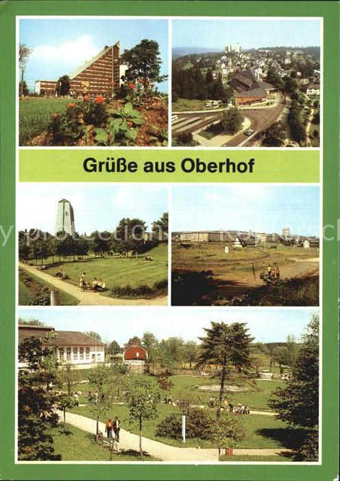 Oberhof Thueringen Kurpark Erholungsheim-Rennsteig Interhotel-Panorama
