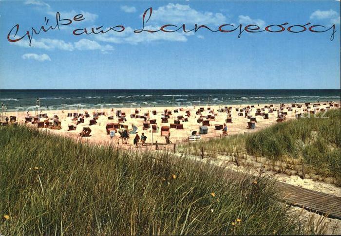 Langeoog Nordseebad Strand Duenen
