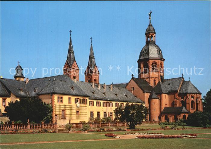 Seligenstadt Hessen Abtei Einhards-Basilika Konventbau