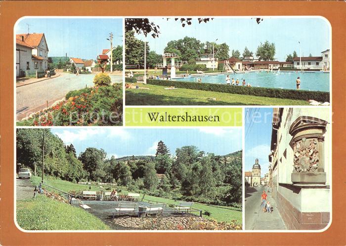 Waltershausen Gotha Schnepfenthal Unkenteich Wapen am Nikolaustor