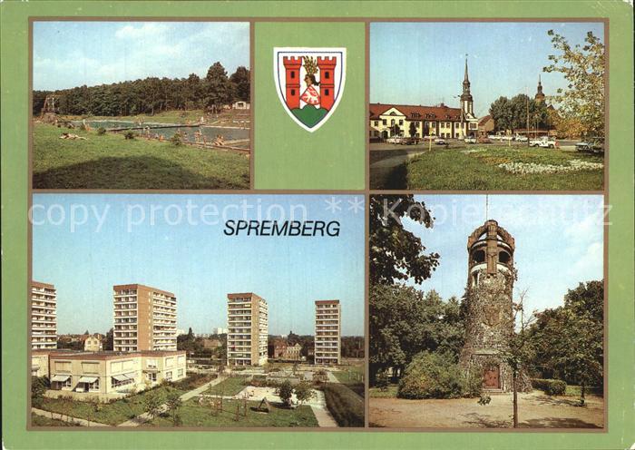 Spremberg Niederlausitz Freibad Markt Georgenbergturm