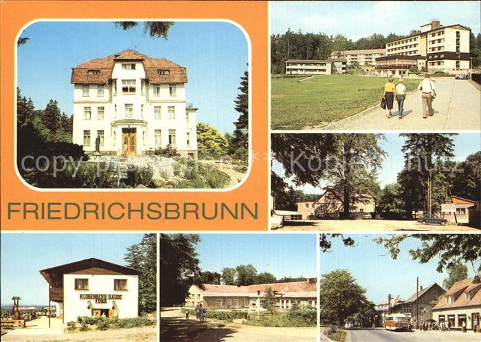 Friedrichsbrunn Harz Sanatorium Ernst-Th?lmann Bettenhaus Kurt Dillge