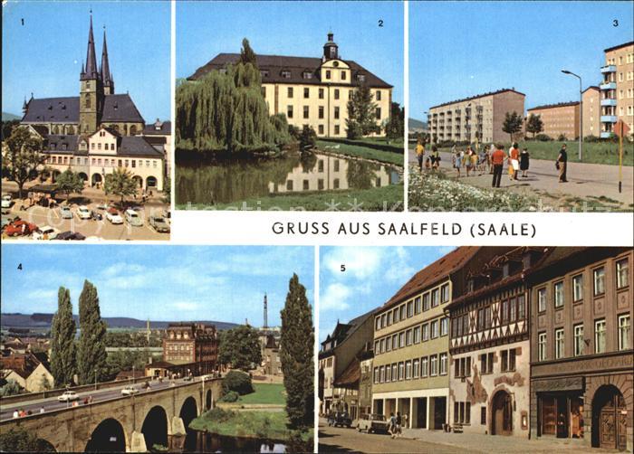 Saalfeld Saale Markt Schloss Kulturpark Blankenburger-Strasse