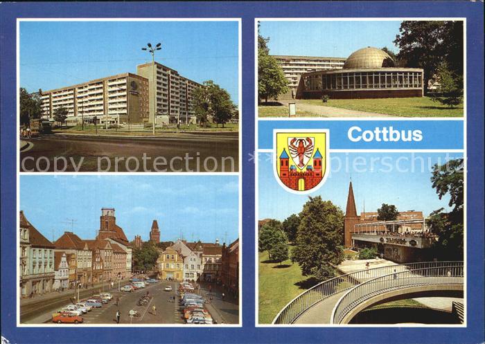 Cottbus  Strasse-der-Jugend Restaurant Stadttor Planetarium