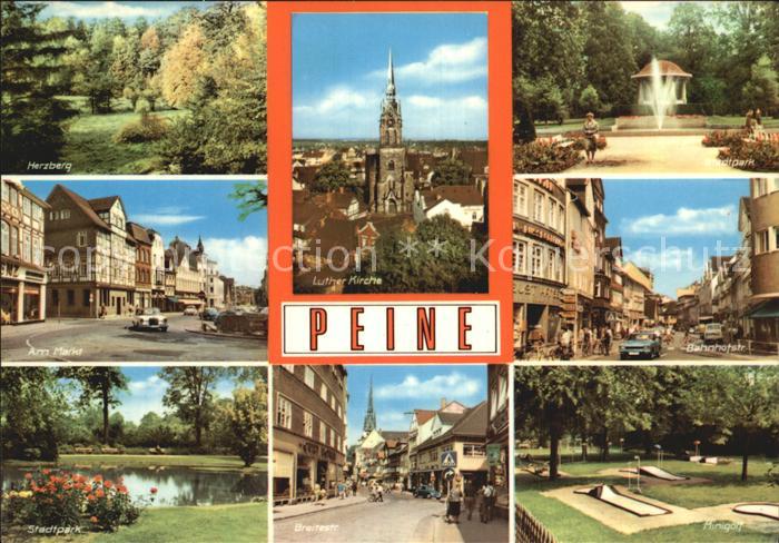 Peine Markt Herzberg Stadtpark Breitestrasse Minigolf