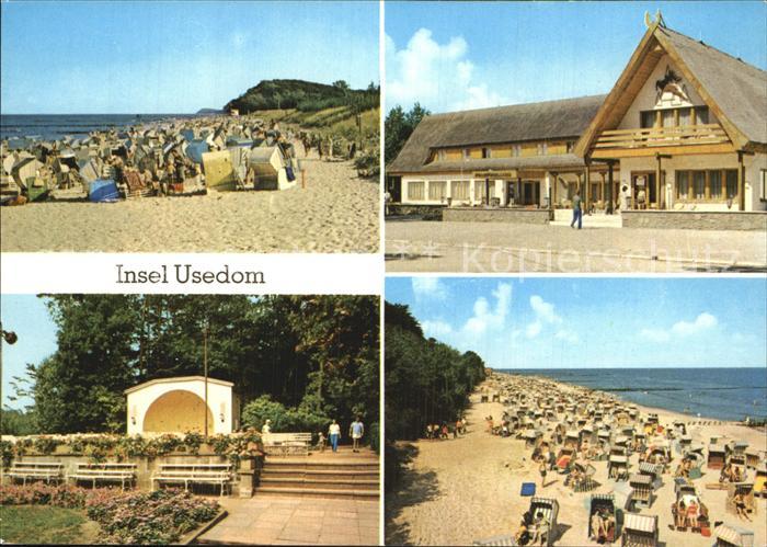 Koelpinsee Usedom Strand Damerow-Forstferienheim Konzertplatz Koserow