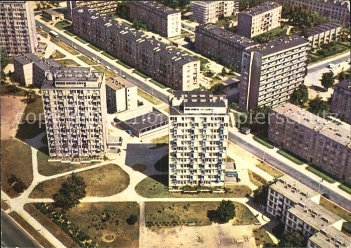 Warszawa Fliegeraufnahme Neubauviertel