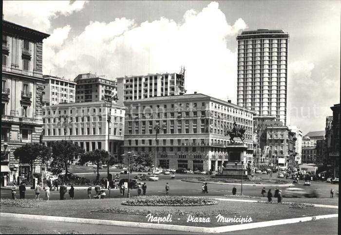 Napoli Neapel Piazza Municipio
