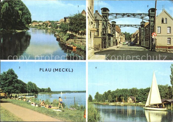 Plau See Strandstrasse Burgstrasse Seglerheim