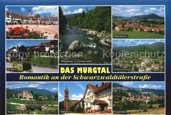 FREUDENSTADT BW Murgtal Baiersbronn Schoenmuenzach