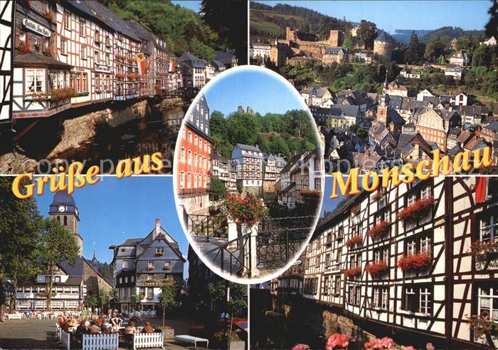 Monschau Montjoie NRW Teilansichten