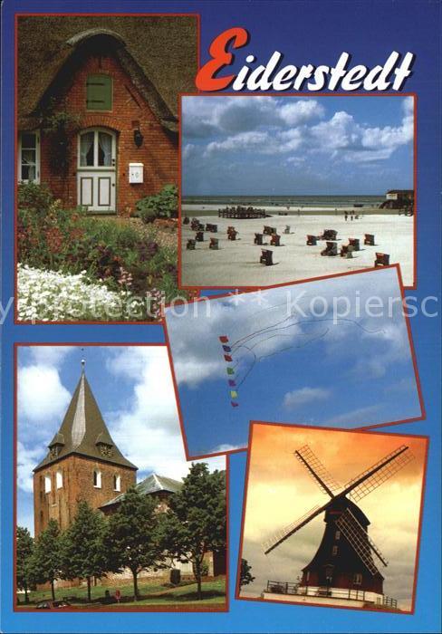 Eiderstedt Windmuehle Strand