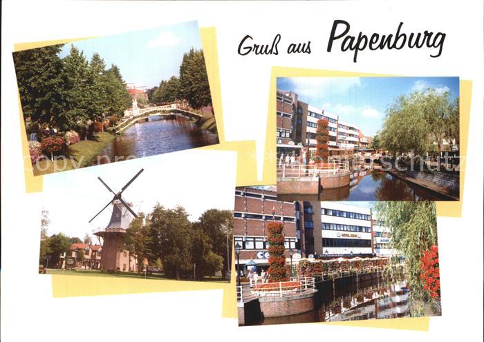 Papenburg Ems Windmuehle Kanal
