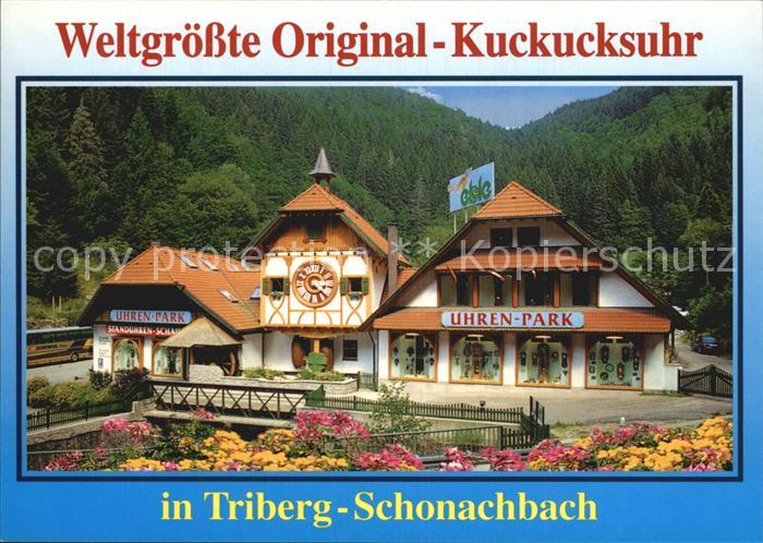 Triberg Schwarzwald Weltgroesste original Kuckucksuhr Eble Uhren-Park