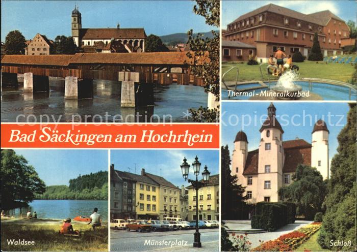 Bad Saeckingen Waldsee Muensterplatz Schloss