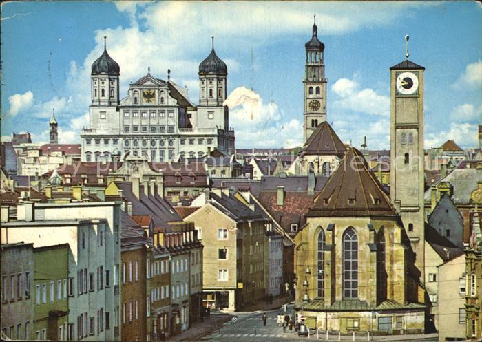 Augsburg Jakobskirche Rathaus Perlachturm