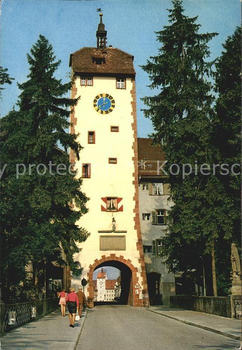 Waldshut-Tiengen Oberes Tor Schaffhausener Tor am alten Wallgraben