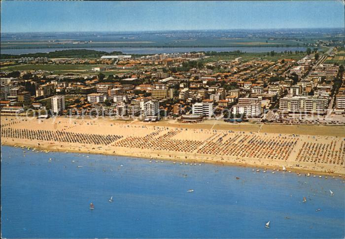 Lido di Bibione Fliegeraufnahme Strand