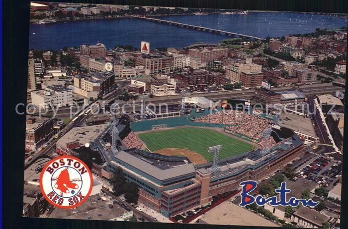 Boston Massachusetts Fliegeraufnahme Fenway Park