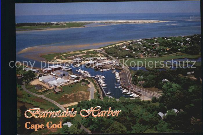 Cape Cod Mass. Fliegeraufnahme Barnstable Harbor