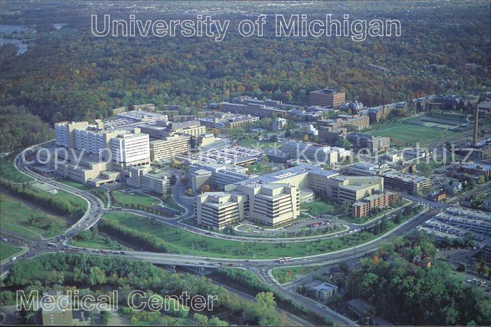 Detroit Michigan Fliegeraufnahme Medical Center Complex
