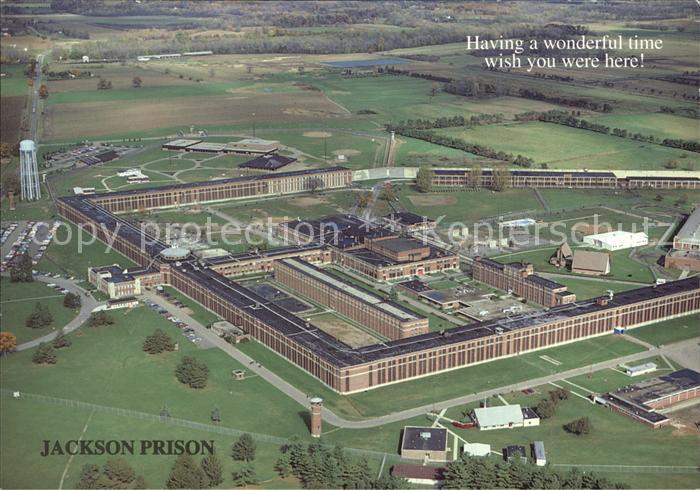 Jackson Michigan Fliegeraufnahme Gefaengnis