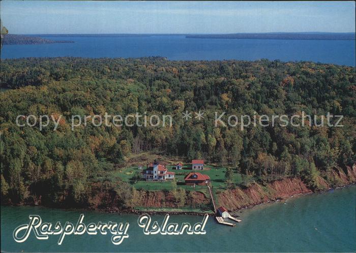 Minnesota US-State Fliegeraufnahme Raspberry Island