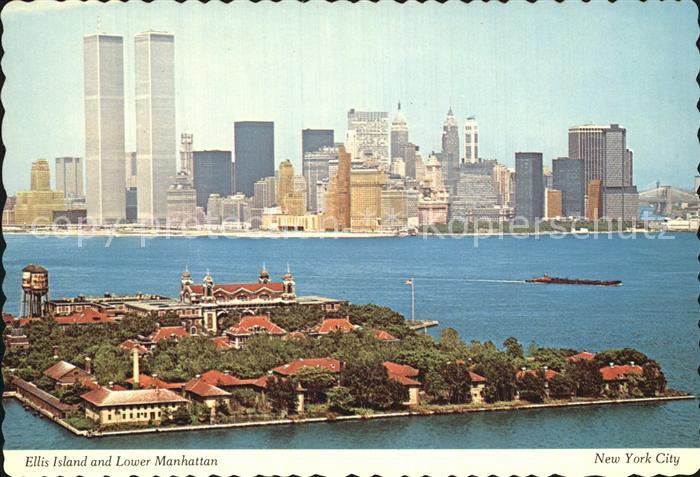 New York City Ellis Island Lower Manhattan