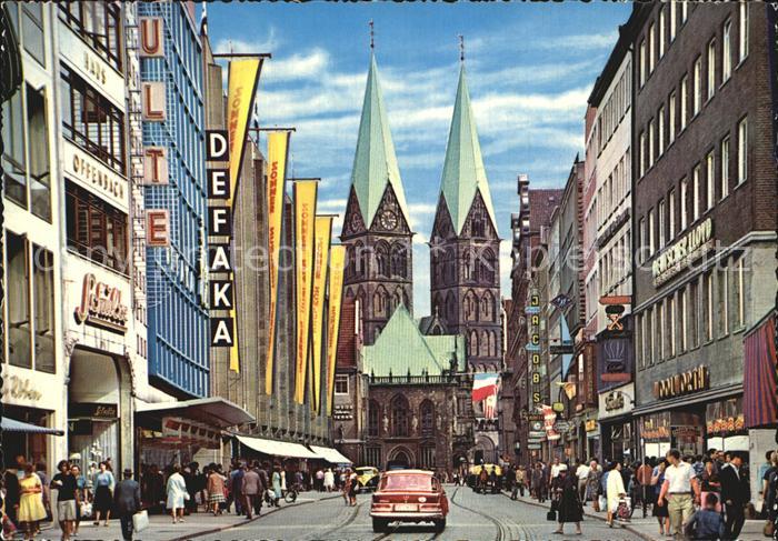 BREMEN  CITY Obernstrasse Dom
