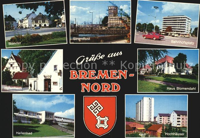 BREMEN  CITY Bahnhofsplatz Hallenbad Strandlust