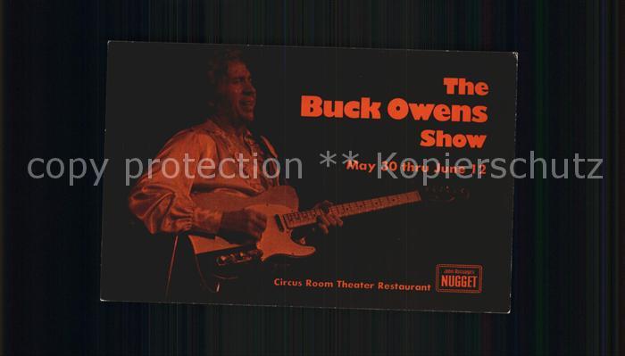 Saenger Band The Buck Owens Show John Ascuaga's Nugget