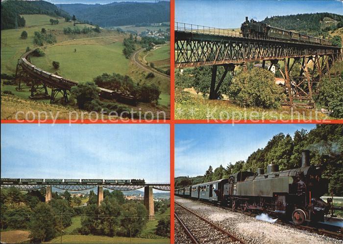 Lokomotive Museumsbahn Wutachtal Biesenbach-Viadukt Fuetzener Bruecke