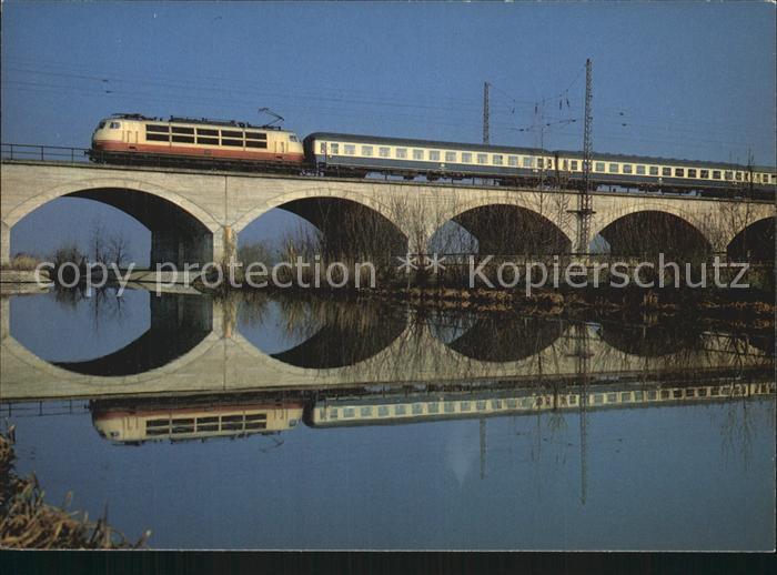 Eisenbahn DB IC 561 Altmühlbrücke Gunzenhausen