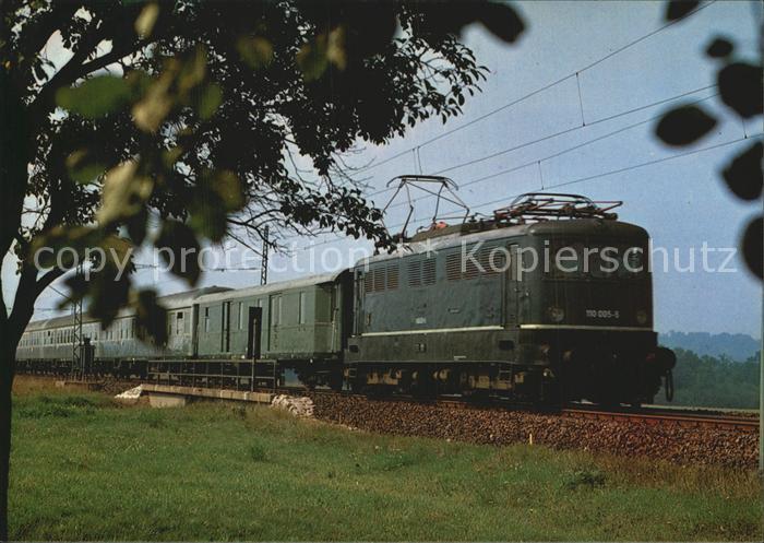Eisenbahn Elektro-Schnellzuglokomotive 110 005-6 DB Staffelstein