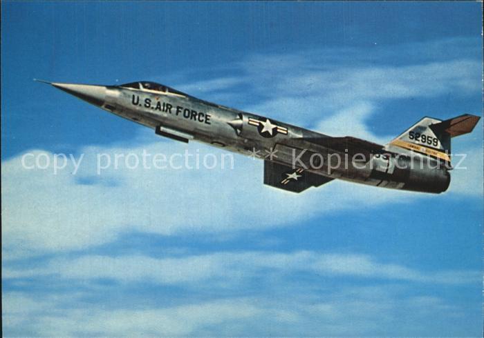 Flugzeuge Militaria Lockheed F-104 A Starfighter U.S. Air F