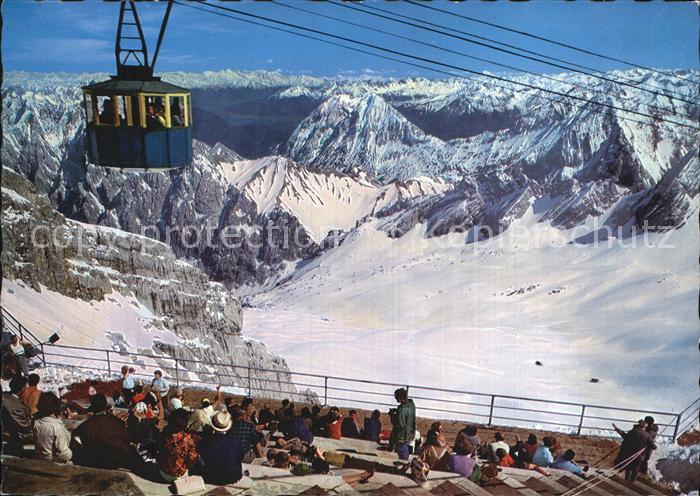Seilbahn Zugspitze Gipfelterrasse Inntal