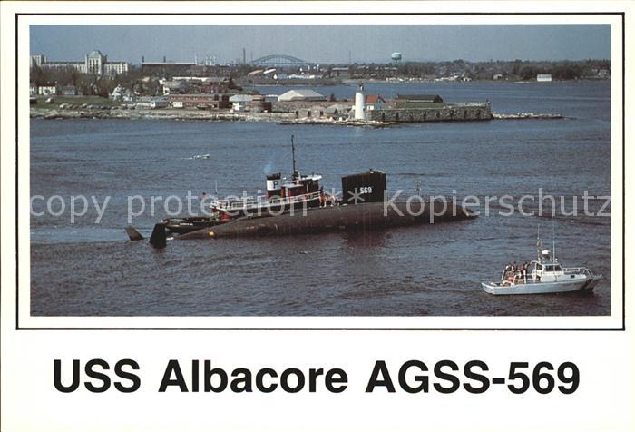 U-Boot Unterseeboot Submarine Sous-Marin USS Albacore AGSS-569 Portsmouth