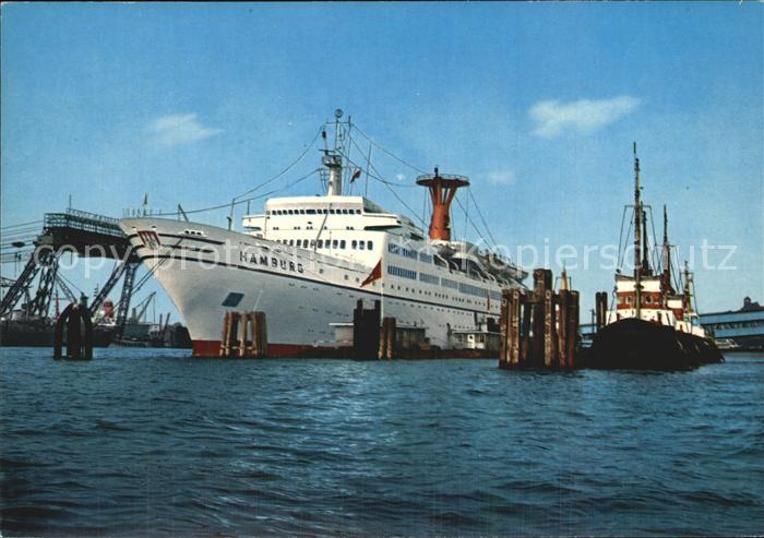 Schiffe Ships Navires TS Hamburg ueberseebruecke