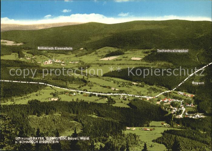 Grenze Douane Zoll Bayerisch Eisenstein Tschechoslowakei B